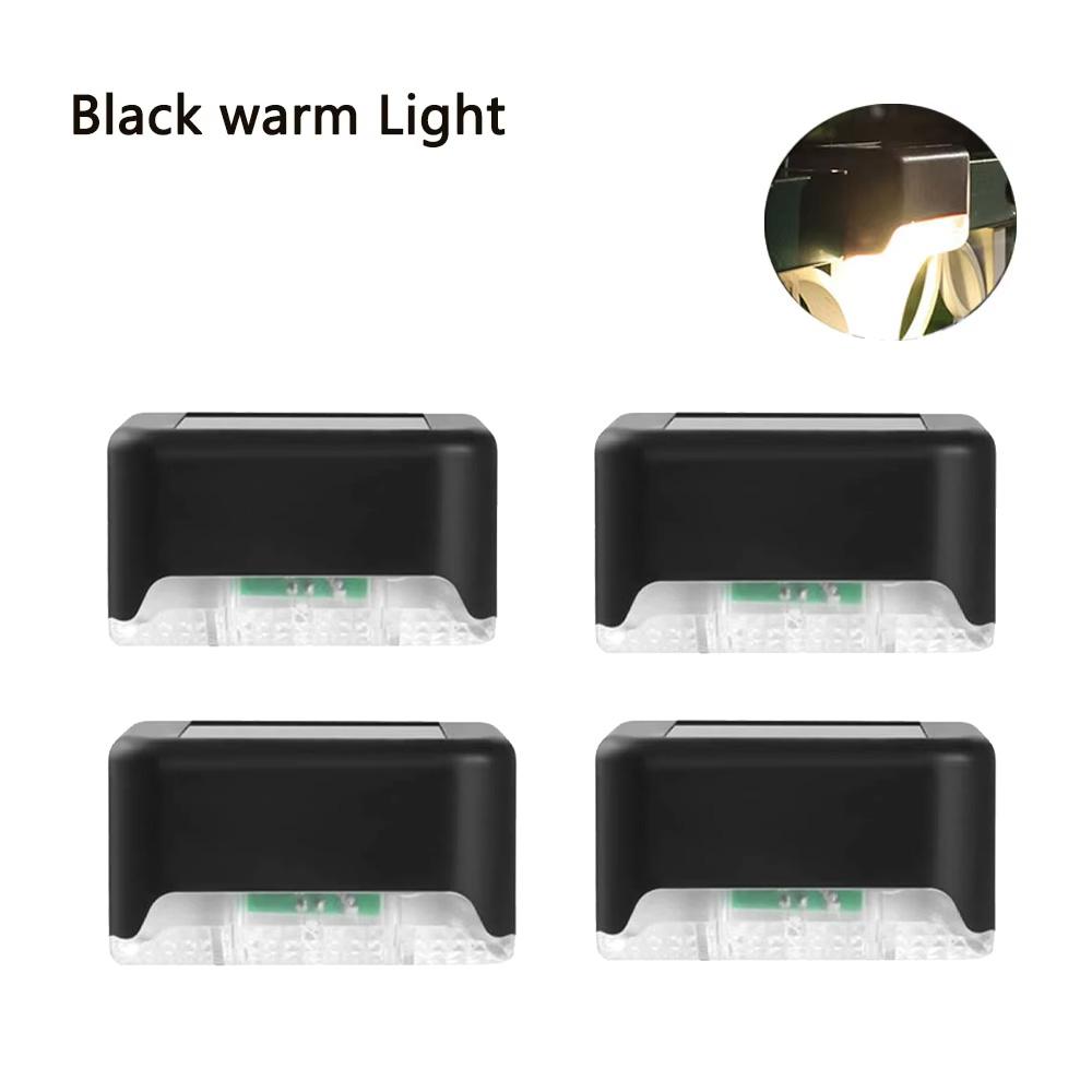 4/8Pack LED Solar Wall Lamp  Outdoor Waterproof Wall light Path Stair Garden Lights Balcony Light Decoration for Patio Stair Fence Light