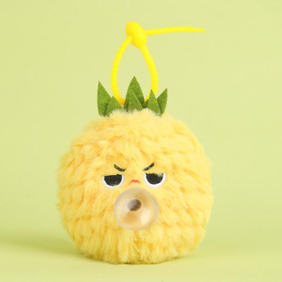 Vegetable Plush Toy Keychain Soft Squeezable Stuffed Animal Keychain Stress Relief Fidget