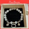 Adorable Kt Cat Charm Bracelet With Heart Shape And Bowknot Perfect Gift For Friends And Girlfriends