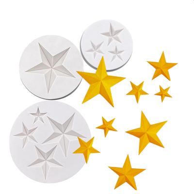 Stern Silikon Sugarcraft Form Schokolade Cupcake Backform Fondant Kuchen Dekorieren Werkzeuge