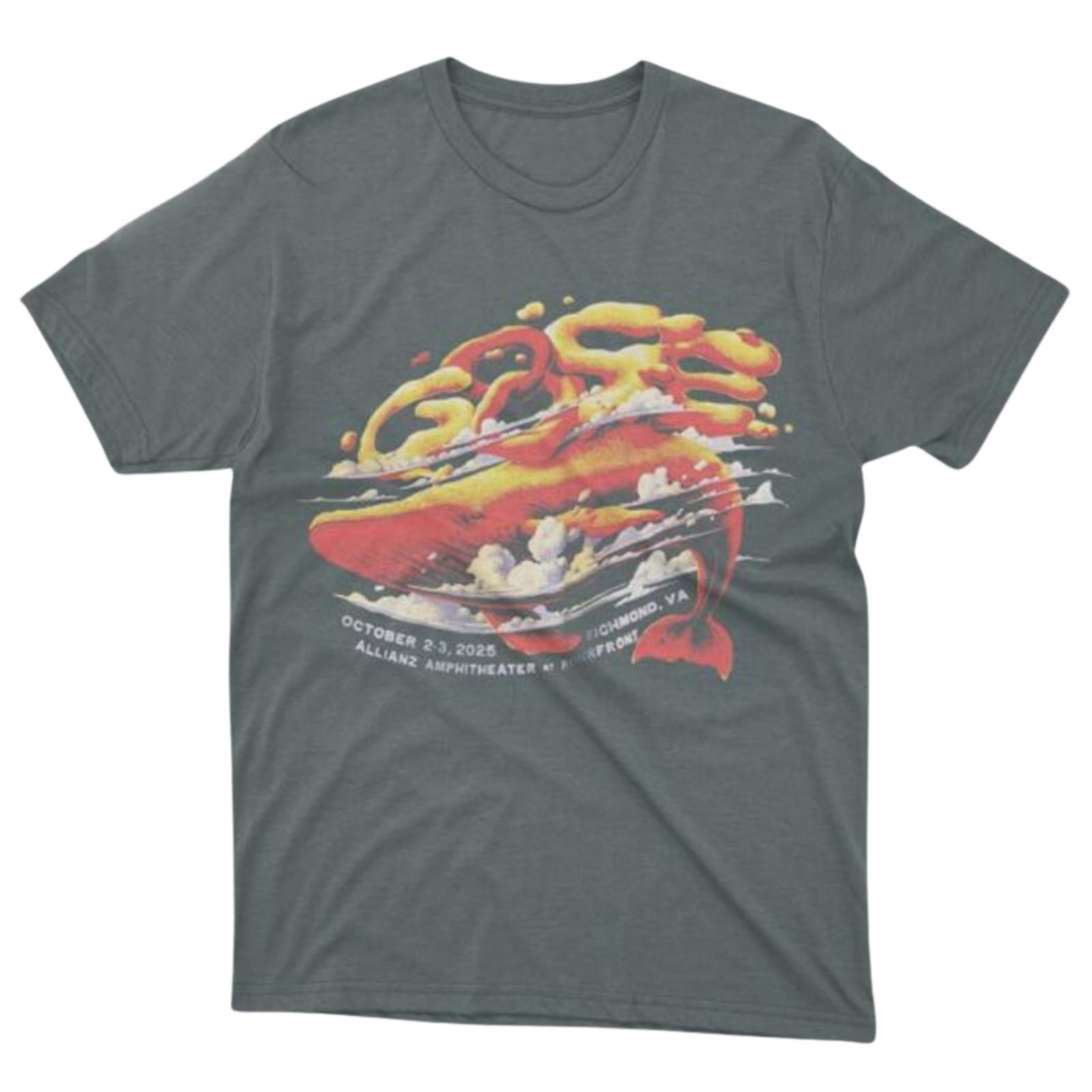 Goose Oct 2–3 2026 Richmond VA Allianz Amphitheater Event T-Shirt M