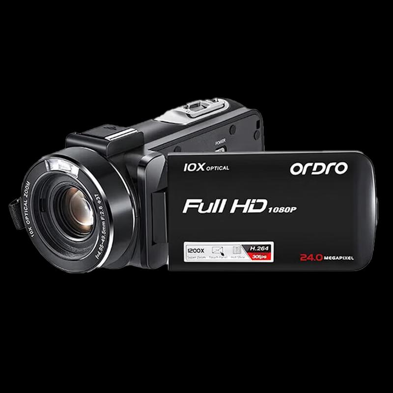 

Професійна цифрова відеокамера Ouda HDV-Z82 з 10-кратним оптичним зумом та картою на 32 ГБ (версія CN)