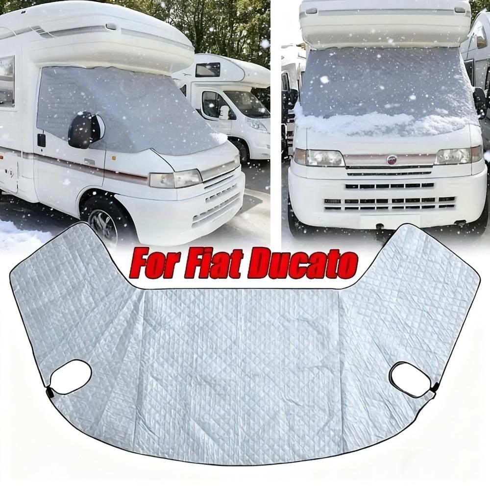RV Windshield Cover For Fiat Ducato Peugeot Boxer Citroen Relay Durable Sunshade & Snow Protection Cover Easy Installation