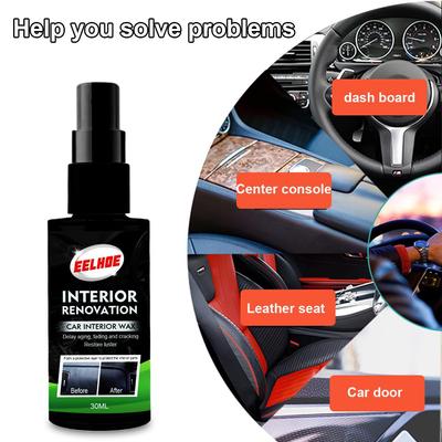 Autoinnenraumteile Flüssigleder Kunststoff-Renovierer Erfrischender Wiederhersteller Schaumreiniger Spray Aufbereitungspaste für Auto