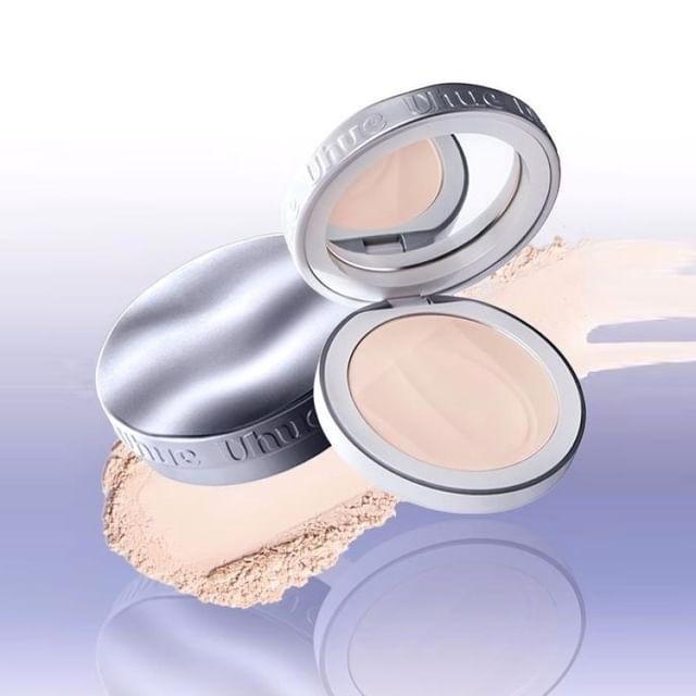 Uhue - 2 in 1 Perfect-Skin Blurring Compact Pressed Powder Foundation - 3 Colors #03 - 9g