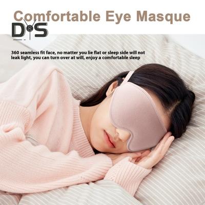 3D Sleep Cover Memory Foam Eye Masque Eyeshade Blindfold Sleeping Aid Eye Cover Soft Breathable Eye Cover for Travel