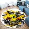 Club de Futbol América Round Area Rug,Carpet Rug for Living Room Bedroom Sofa Playroom Decor,Non-slip Floor Mat