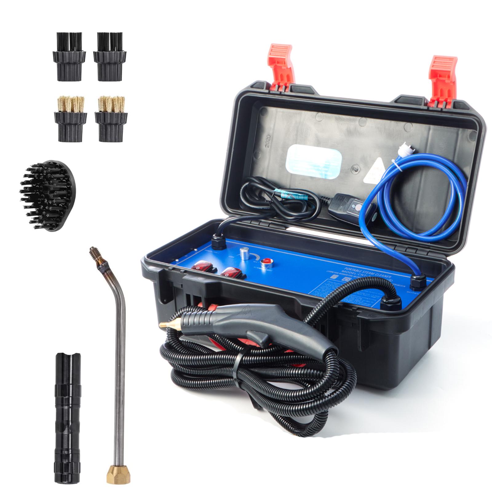 

3000 Вт Пароочиститель Высокого Давления И Температуры Ручной Щелочной Дезинфекции Кухни Кондиционера Вытяжки Пароочиститель Автомобиля EU&110V чёрный