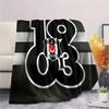 BJK Flannel Blanket, High quality Comfortable for All Seasons, Home Decor, Warmth and Comfort