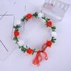 Stylish Flower Crown Headband for Weddings Parties and Festivals with Unique Colors and Comfortable Party Headwar