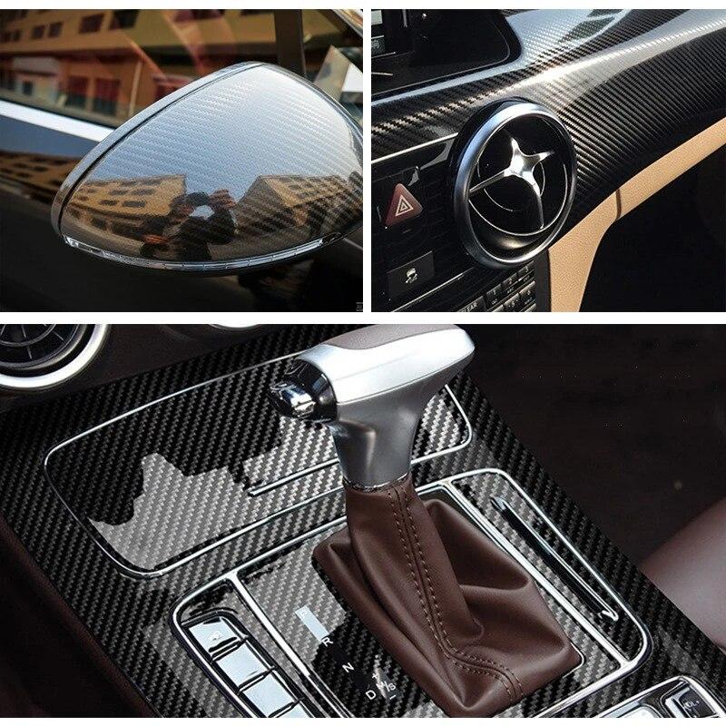 100*30/30*20CM High Glossy 5D Carbon Fiber Wrapping Vinyl Film Motorcycle Tablet Stickers And Decals Auto Accessories Car Stylin