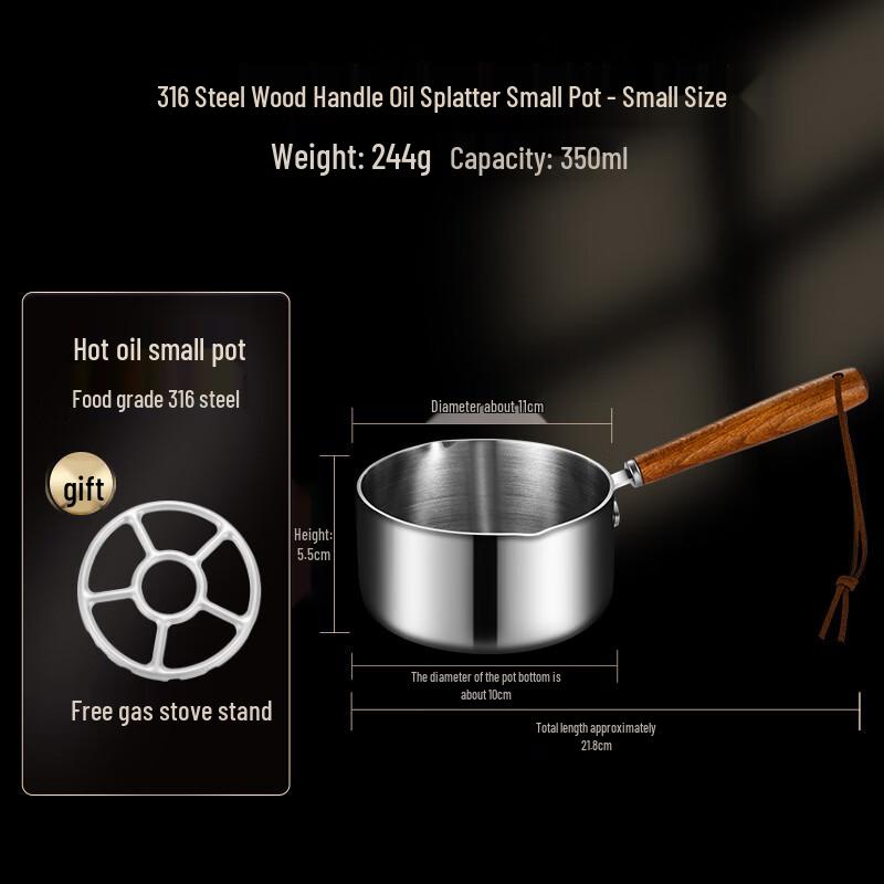 Zhi Shi 316 Stainless Steel Multi-Purpose Mini Pot