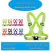 Reflective Outdoor Adjustable Safety Vest for Night Running and Cycling