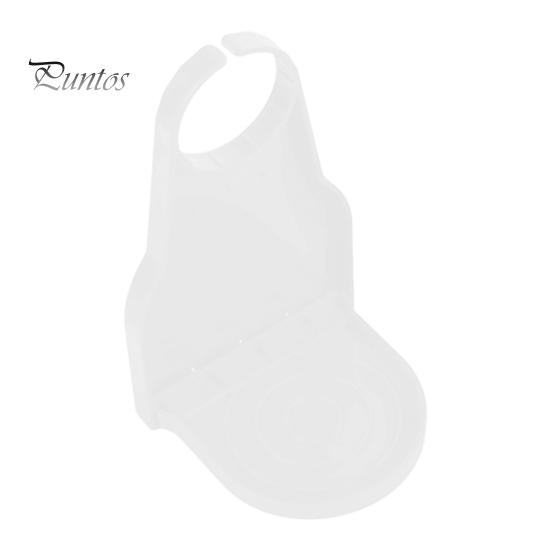 

Держатель для стакана для моющего средства для стирки Предотвращает проливание Подходит для большинства бутылок Складная конструкция Экономящий место органайзер для прачечной белый