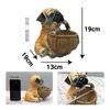 Cute 19cm Pug Figurine, Organizer, Entryway, Living Room, Decorative Item, Gift
