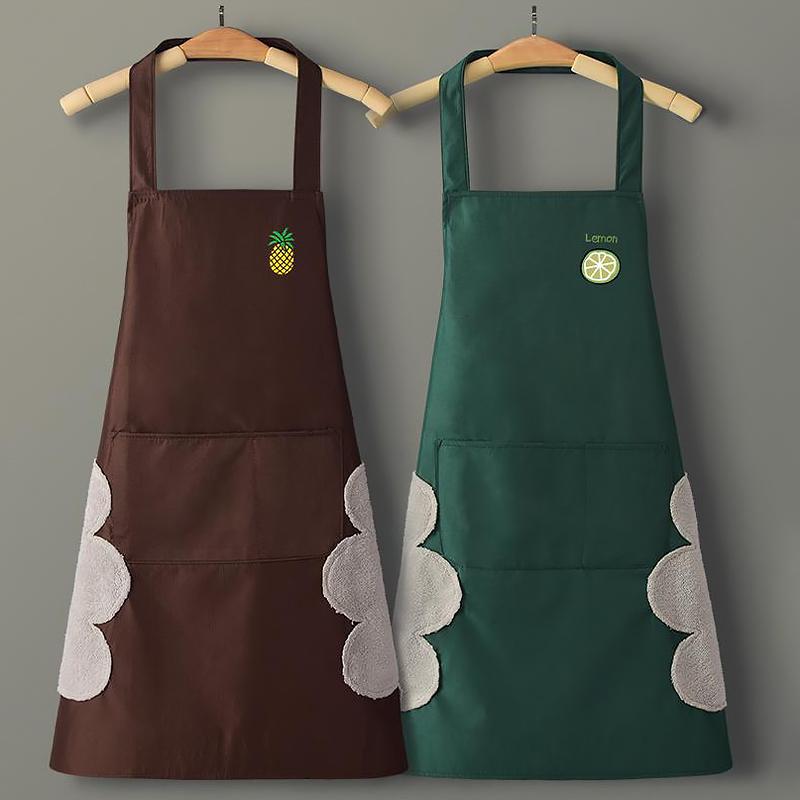 Kitchen Waterproof Apron Chef Work Apron Bbq Restaurant Bar Shop Cafe Painting Bib Nail Studio Cleaning Uniform