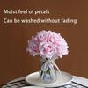 Artificial Roses Single Stem 5pcs Fake Silk Flower Arrangement Bouquet Real Touch for Home Party Wedding Decoration(Light Pink)
