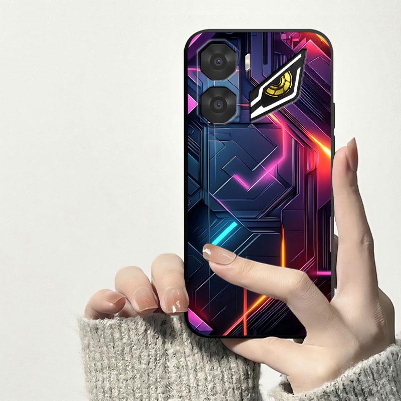 For ZTE Nubia Neo 3 GT Case Soft Silicone Bumper Back Cover For ZTE Nubia Neo 3 5G Fashion Black TPU Print Phone Case