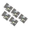 5Pcs Label Maker Tape 9mm Laminated Waterproof Colorfast Multi Purpose Labeler Tape for PT D210 PT D200 PT H110 PT D400