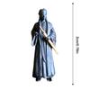 Chinese Knight-Errant Ornaments Resin Character Statue Landscape Bonsai Knight-Errant Miniature Sculpture For Cars Aquarium