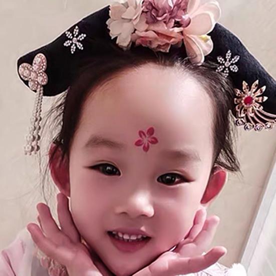Girl Flower Tassel Hair Hoop Cosplay Princess Headwear Chinese Ancient Hairband
