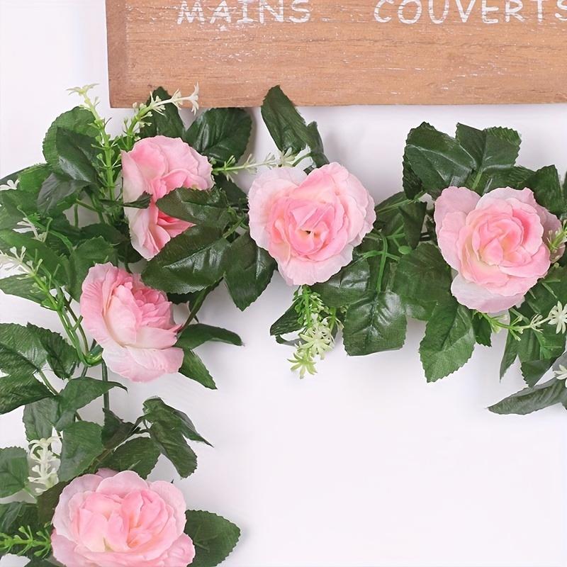 Artificial Flower Artificial White 1pc Flower Garland Perfect for Weddings, Home Decor, and Table Centerpieces