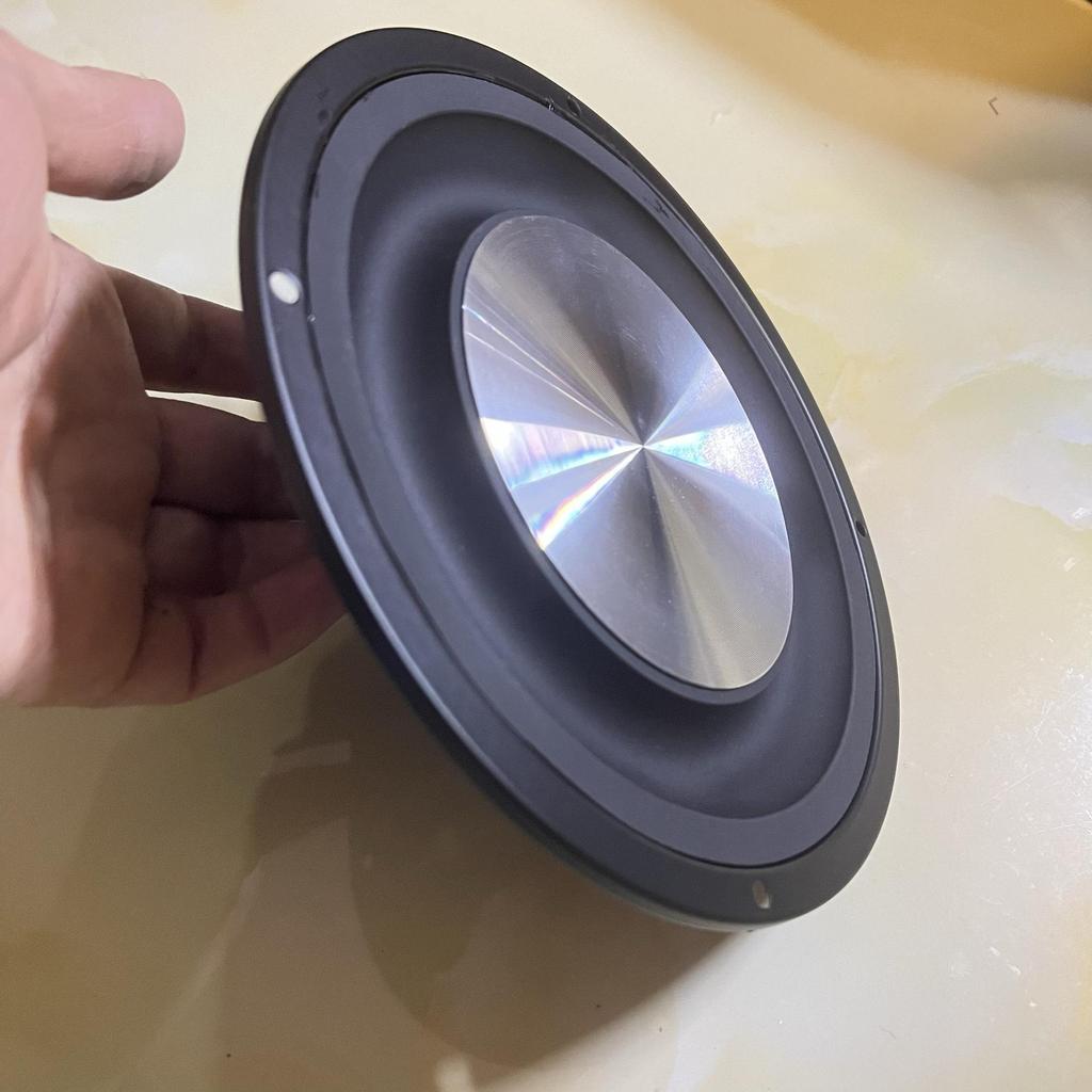 4" x 3" Inverted Edge Bass Diaphragm Radiator with 5" x 6" Bracket for Passive Vibration Cones - Audio Accessory