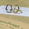 Korean Style Minimalist Irregular Hollow Women's Ring