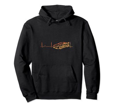 Motorsport Rennwagen Geschenk Auto Herzschlag Tuning Hoodie