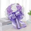 Wedding Handheld Flower Bridal Bouquet Simulation Rose Flower For Ceremony Reception Anniversary Party Gathering