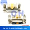 RF Coaxial 11W1 Male-Female Solder-Type Straight Plug and Socket D-SUB Connector
