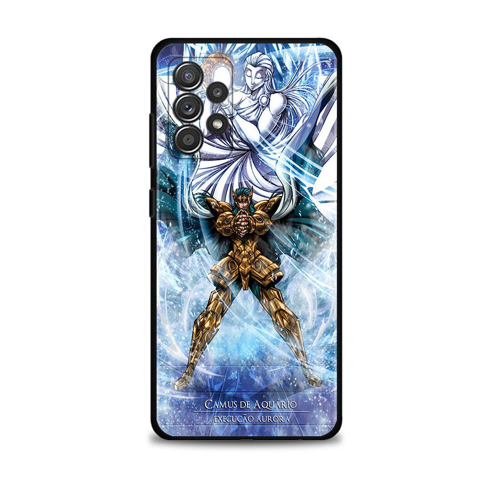 Phone Case For Samsung Galaxy A12 A52 A51 A13 A32 A21s A71 A31 A02s A30s A53 A72 A11 A73 Celular Funda Saint Seiya Anime