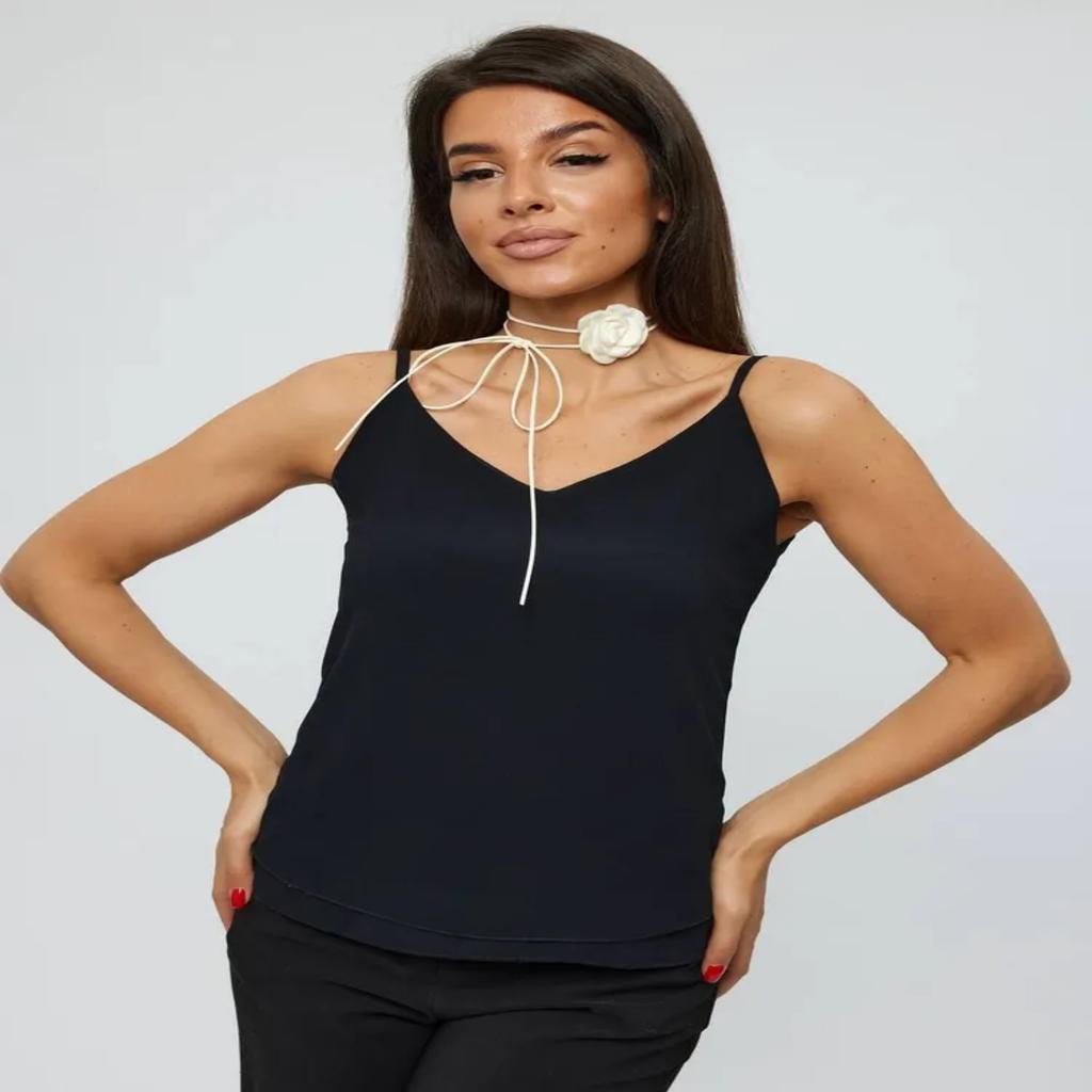 ChicFlora Satin Choker Necklace