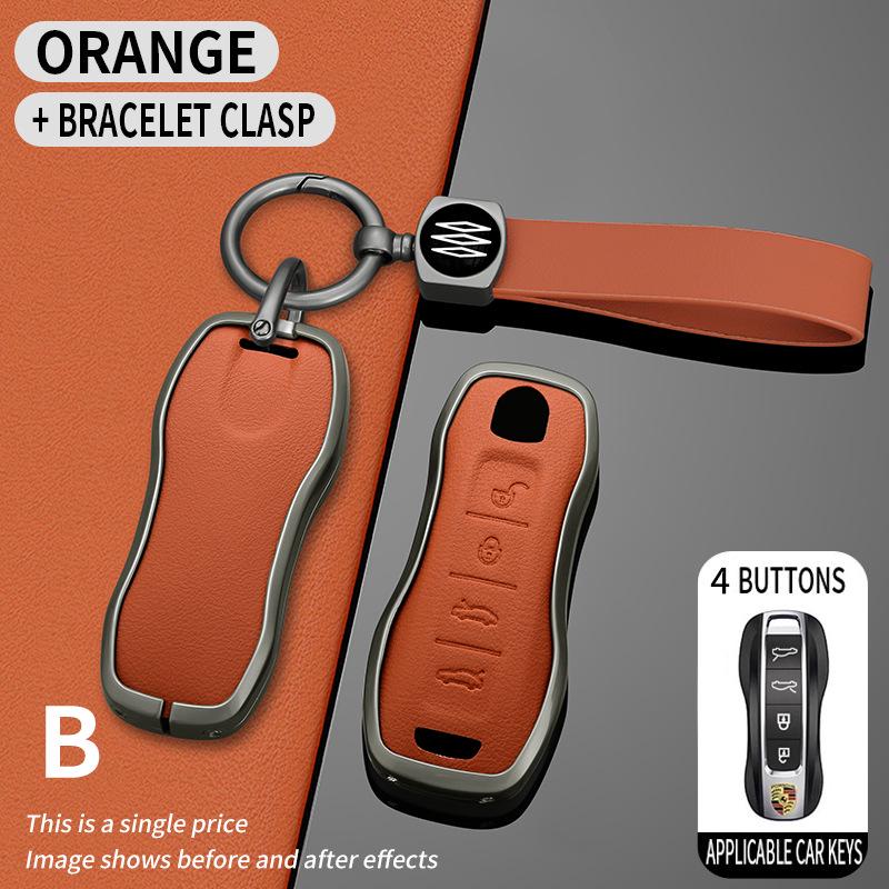Compatible Key Shells for Porsche: New Cayenne, Macan, 911, Panamera, 718, Taycan Keychains