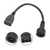USB Female to 2Pin Solar Light Panel Connector Wire Outdoor 2 Core Male Female Adapter Projection Waterproof Conversion Line