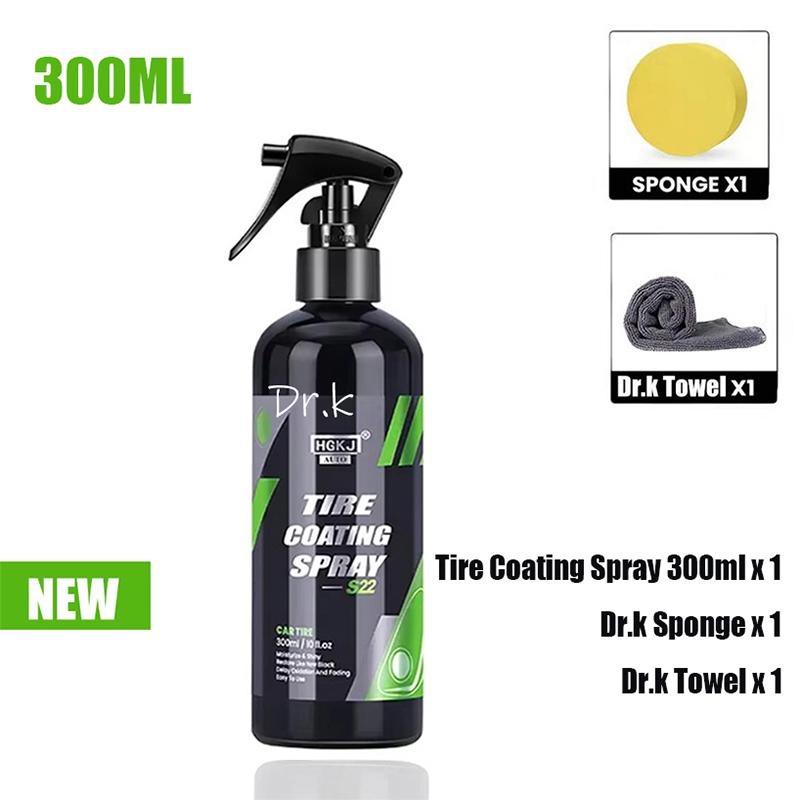 

Покрытия для придания блеска шинам Долговечные высокоглянцевые покрытия Легкое нанесение Нежирное средство для восстановления автомобильных шин Очиститель Покрытие 300ml
