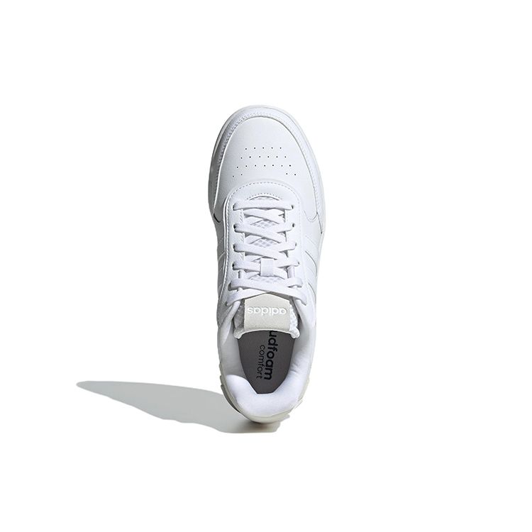 Adidas Neo Postmove Synthetic Leather Non-Slip Wear-Resistant Low-Top Skate Shoes Women Sneakers White GZ6783