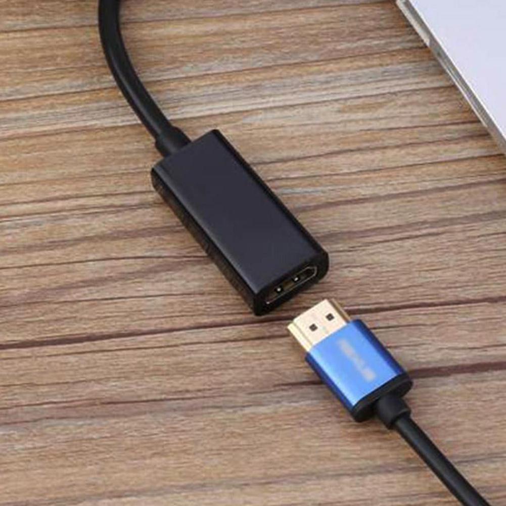 1080P DisplayPort To HDMI-Compatible Adapter Cable Male DP To Female HDMI-Compatible Video Audio Converter For PC Laptop