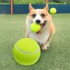 Squeaky Tennis Dog Chew Toy Bite Resistant Aggressive Chewer Interactive Ball Toy Small Medium Large Dog Teething Cleaning Ball Toy