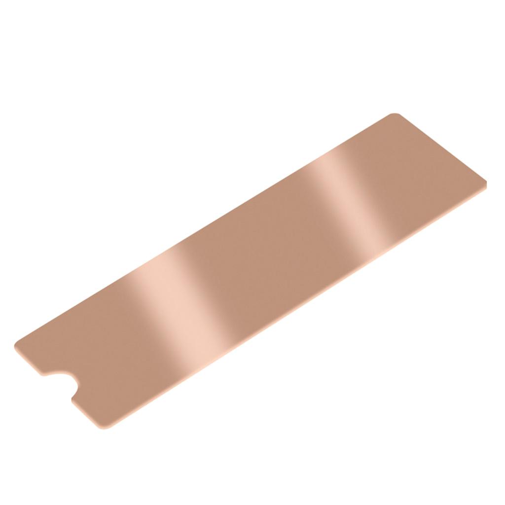 Slim for M.2 SSD Heatsink Cooler 2280 Solid State Hard Drive Radiator M2 PCI-E NVME Copper Cooling Thermal Pad 76x24x1mm