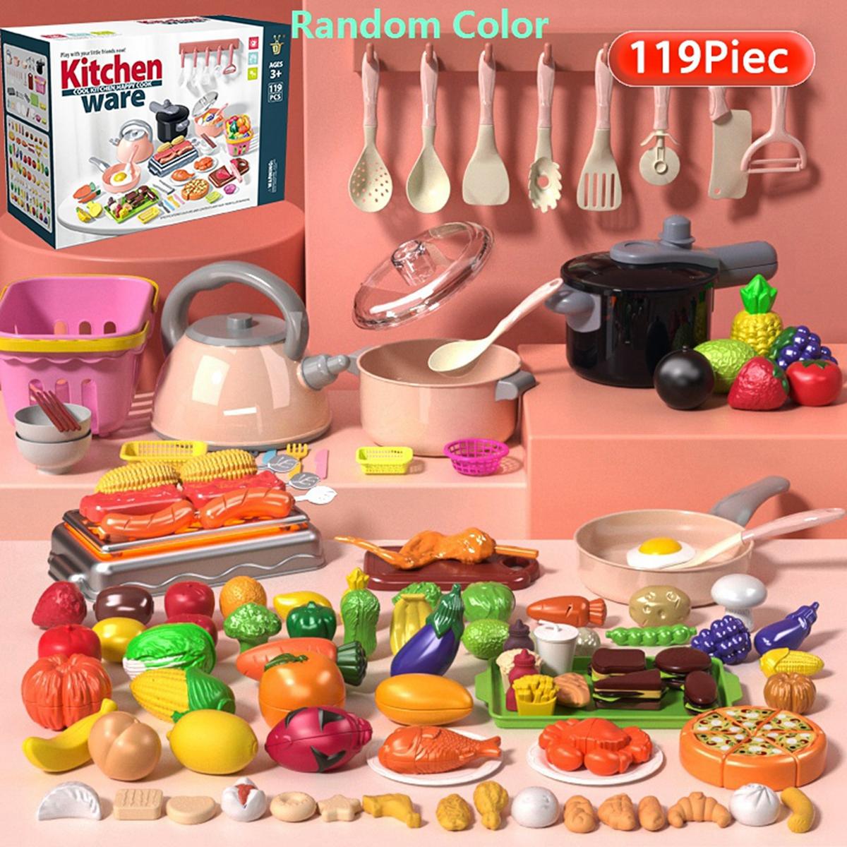 Kids Pretend Play Kitchen Toys Set