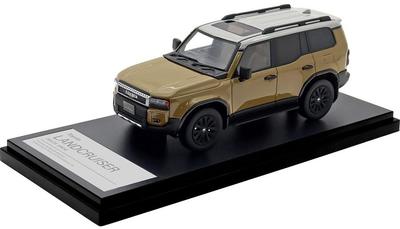 INTERALLIED Hi Story Méretarányos Toyota LANDCRUISER 250 ZX Homok x Világosszürke Kész Modell HS500BG 1/43 (2024)