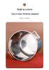 Large Capacity Stainless Steel Induction Soup Pot with Lid