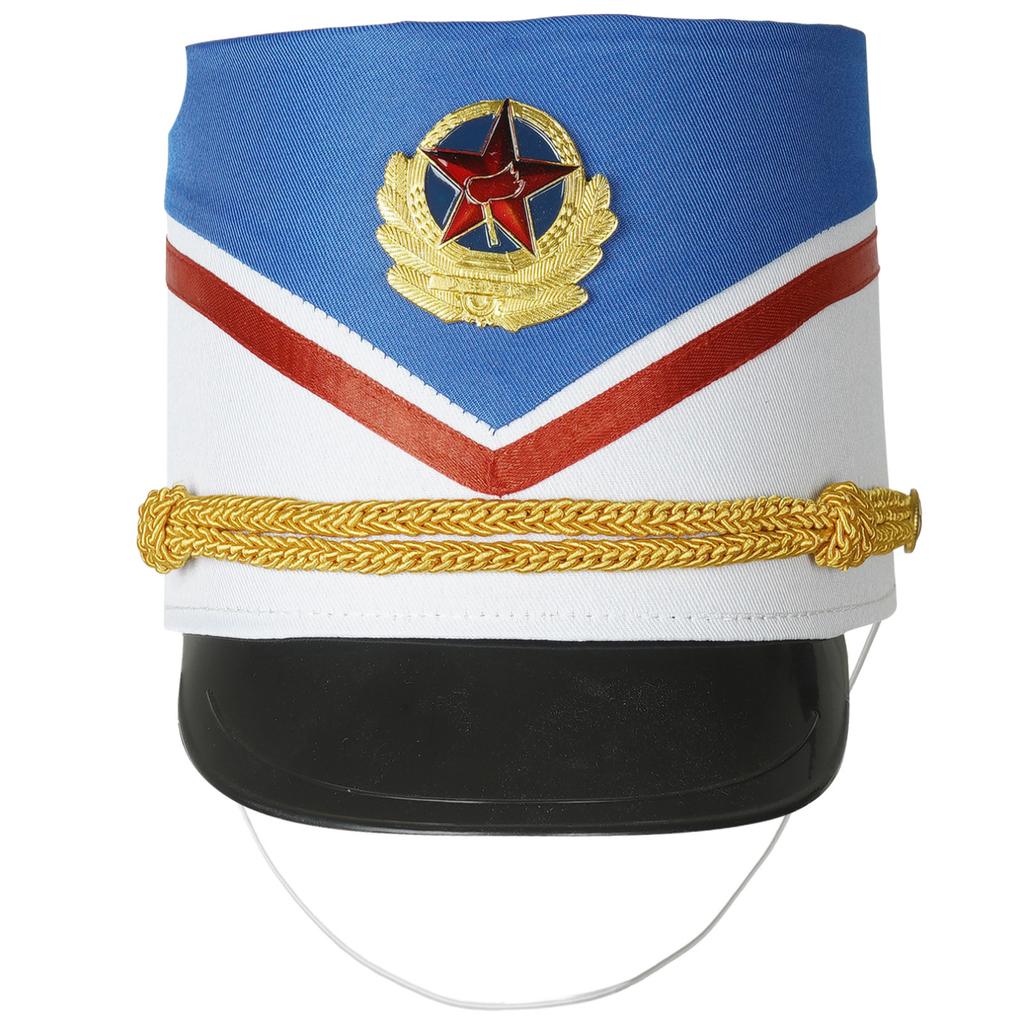 Barnleksak Soldat Trumhatt Star Badge Fancy Dress Cosplay Militärdräkt Keps