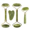 Xiuyu Roller Gua Sha Gouache Scraper Roller Massager Facial Anti Aging Natural Jade Stone Face Lifting Facial Skin Care Tools