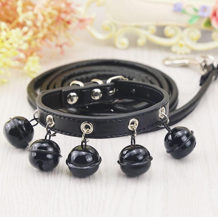 

Pet Supplies Cat Dog Bell Dog Collar Cat Collar Teddy Small Dog Big Bell Cat Collar Leather M