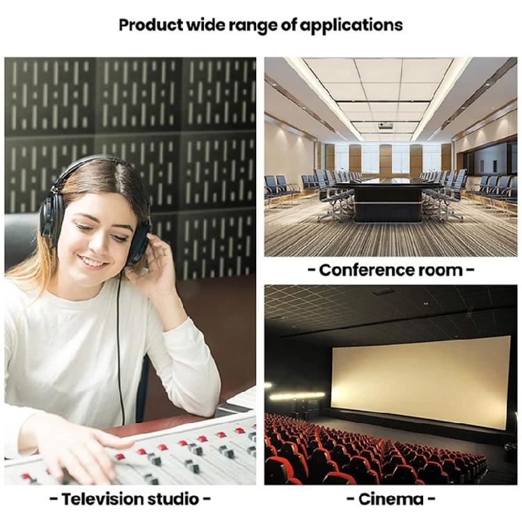 12 Pack Self Adhesive Acoustics Foam Panels Square Soundproof Wall Panels Suitable for Recordings Studios and Classrooms
