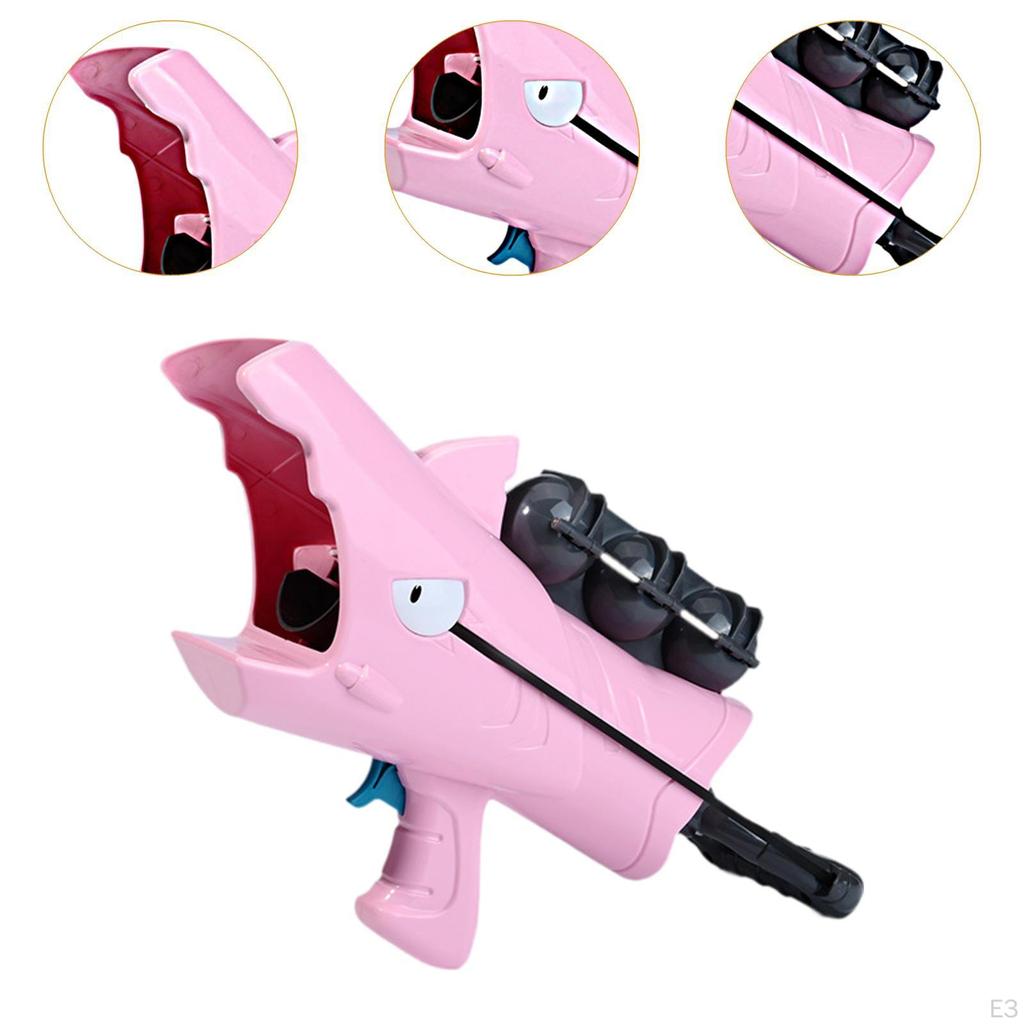 Snowball Launching Maker Funny Snow Play Tool Portable Shark Toy Fight