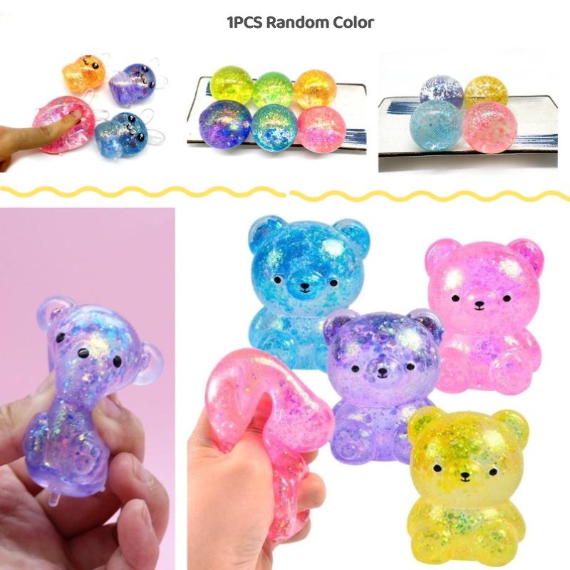 Urso de Pelúcia Aurora de Alta Qualidade com Açúcar de Malte Brinquedo de Apertar Para Alívio do Estresse Venda por Atacado