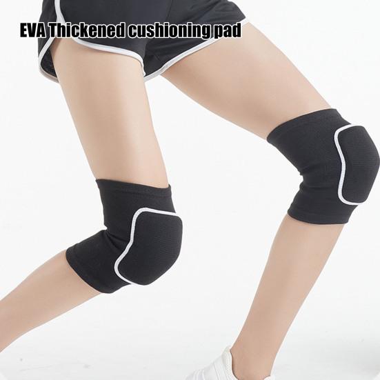 Thickened Knee Pad 2Pcs Sports Pads with EVA Foam, Breathable Anti-Collision Protector, Comfortable Support Men Women Brace for Dance Volleyball